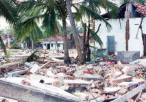Buildings and schools destroyed